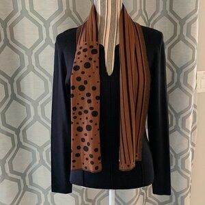 Carlisle Notch Neck Sweater & Scarf NWT